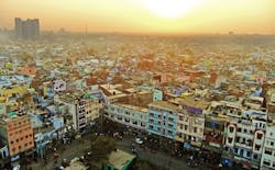 Aview Of Delhi From Jama Masjid India Aview Of Delhi From Jama Masjid India