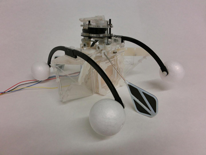Row-bot with mouth open. Credit: Hemma Philamore, University of Bristol/BRL