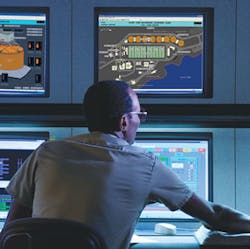 Emerson Water Control Room Blue Man Emerson Water Control Room Blue Man