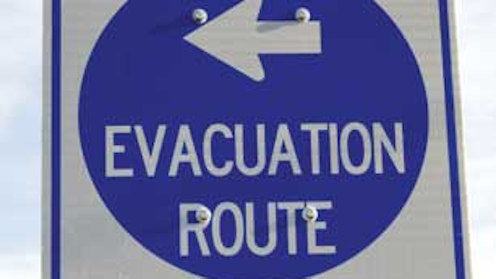 Evac Sign 1210ww