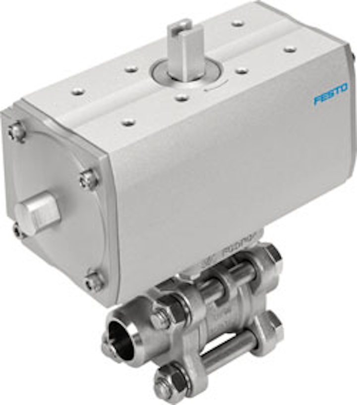 Festo Vzba And Dfpb Ball Valve Drive Unit 16153u 1