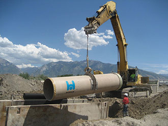 Hobas Lowering Direct Bury Pipe South Jordan Ut