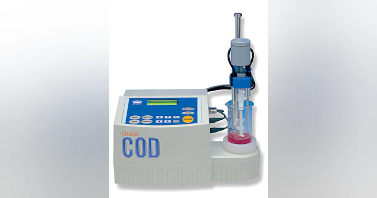 Micro Cod Analyzer COD analyzer | WaterWorld