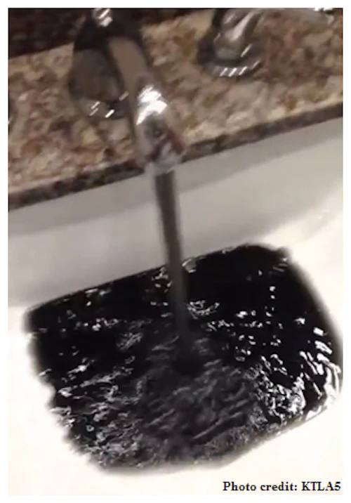 Black Foul Smelling Tap Water Plagues City Of Gardena Ca