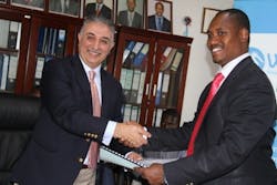 Left To Right Beyhan Nakiboglu Ceo Of Culligan International Eaca And James Sano Ceo Of Wasac Water And Sanitation Corporation 2 Left To Right Beyhan Nakiboglu Ceo Of Culligan International Eaca And James Sano Ceo Of Wasac Water And Sanitation Corporation 2