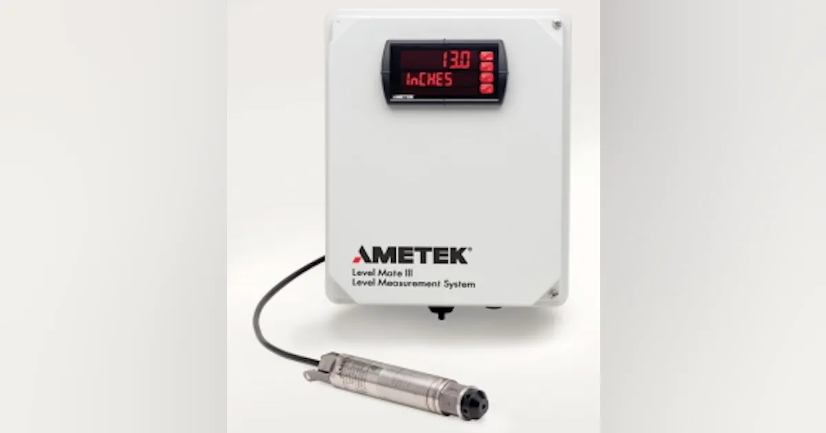 New Hydrostatic Level Monitoring System | WaterWorld