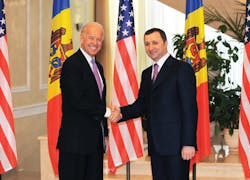 Pm Of Moldova With Joe Bide Pm Of Moldova With Joe Bide