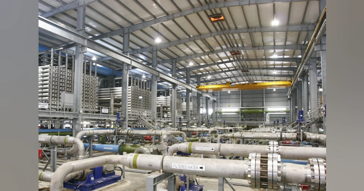 Singapore S Second Desalination Facility Set To Open With Combined Power Plant Waterworld