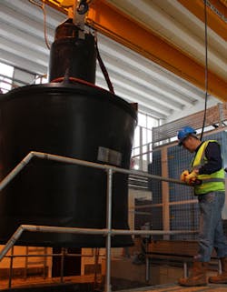 Storm Pump Being Installed At 2nd Largest Uk Land Drainage Pumping Station Storm Pump Being Installed At 2nd Largest Uk Land Drainage Pumping Station