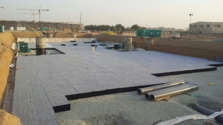 Stormwater Storage Under Construction For The Al Haramain Project