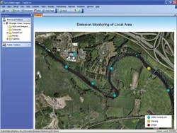 Thermo Water And Environmental Image Emission Monitoring Of Local Area 300dpi Thermo Water And Environmental Image Emission Monitoring Of Local Area 300dpi