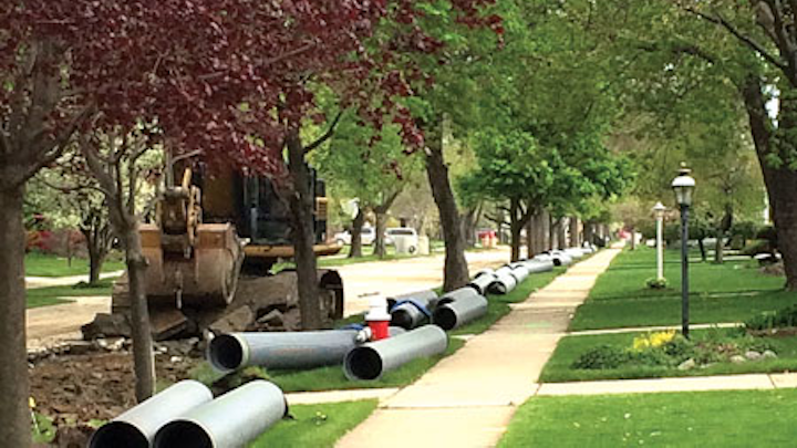 Uwm Pipe Pipe To Be Installed