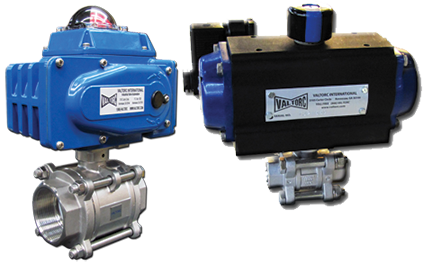 Valtorc Actuated 3 Pc Ss Ball Valves8