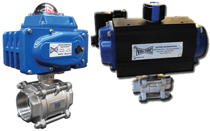 Valtorc Actuated 3 Pc Ss Ball Valves8