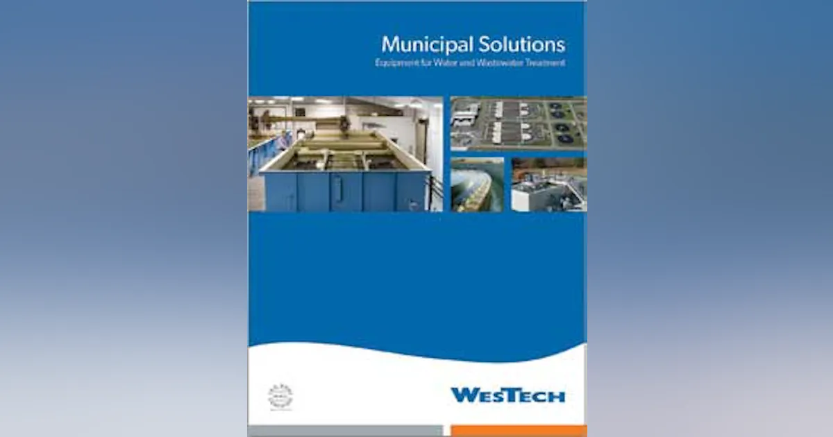Westech Engineering Water treatment solutions brochure | WaterWorld