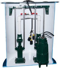 Zoeller Z Rail System With Pump 2