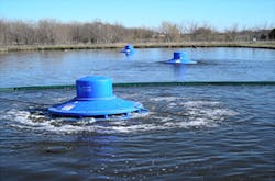 Blue Frog's aeration treatment. Courtesy: Blue Frog. Blue Frog's aeration treatment. Courtesy: Blue Frog.