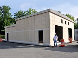 Easi-Span installation. Courtesy: Easi-Span. Easi-Span installation. Courtesy: Easi-Span.