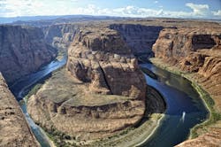 Horseshoe Bend on the Colorado River. Horseshoe Bend on the Colorado River.
