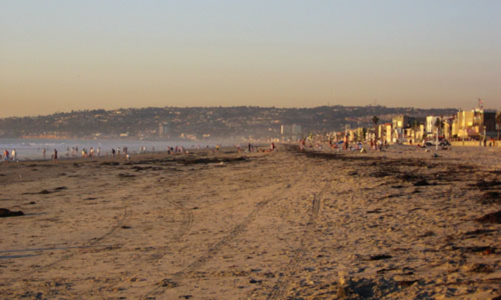 Mission Beach, San Diego, was closed after raw sewage leaked into the water.