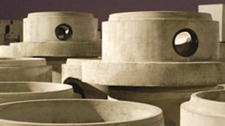Shown are Forterra's Storm and Sanitary Manholes. Courtesy: Foreerra.