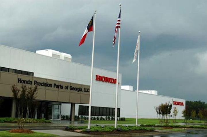 Honda Precision Parts of Georgia Plant in Tallapoosa, GA. Courtesy: Honda.