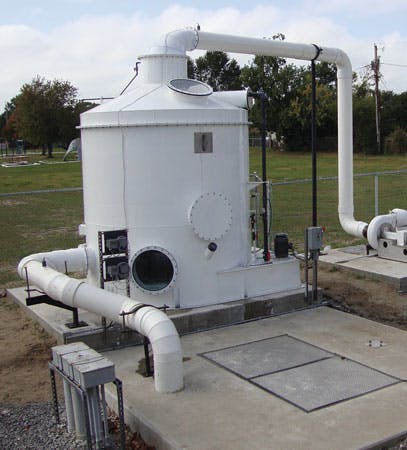 Chemical Free Odor Control with Biotrickling Filtration WaterWorld