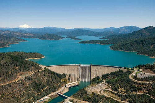 Shasta Dam. Image: Wikimedia Commons.
