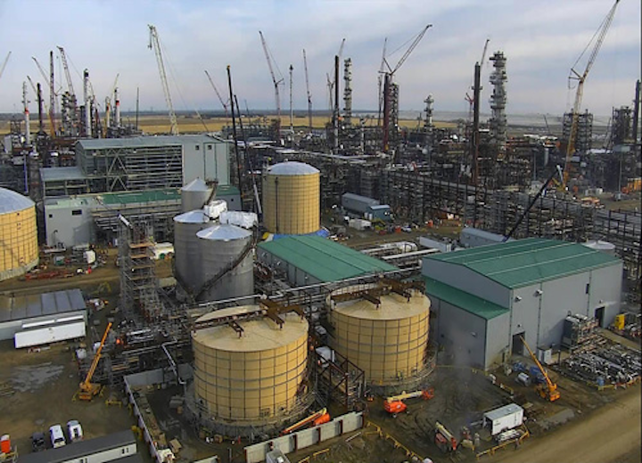 North West Redwater Partnership's Sturgeon refinery in Alberta, Canada.