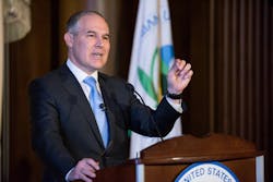 EPA Administrator Scott Pruitt addressed members for the first time. Photo: U.S. EPA. EPA Administrator Scott Pruitt addressed members for the first time. Photo: U.S. EPA.