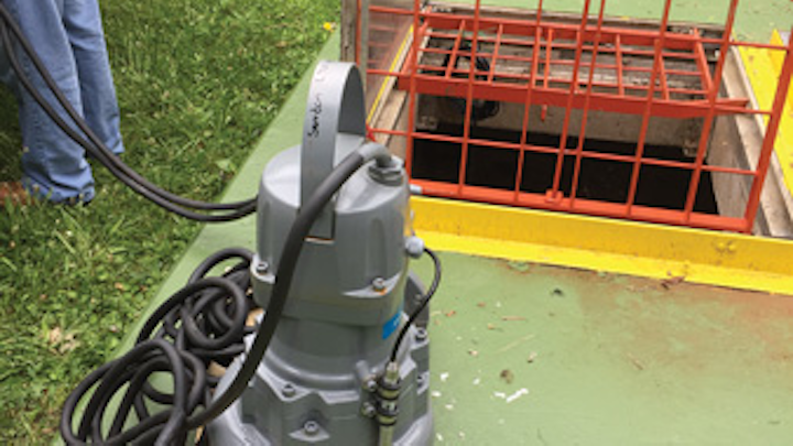 Content Dam Ww Print Articles 2017 02 1701wwcas P01 New Flygt Concertor Pump Ready For Installation In Lift Station 13