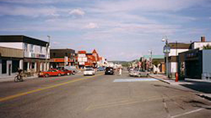 Chibougamau Main Street. Photo: Wikimedia Commons.