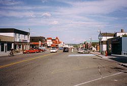 Chibougamau Main Street. Photo: Wikimedia Commons. Chibougamau Main Street. Photo: Wikimedia Commons.