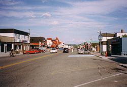 Chibougamau Main Street. Photo: Wikimedia Commons.