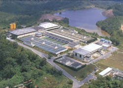 The Choa Chu Kang Waterworks Facility in Singapore.Photo: United Engineer Group The Choa Chu Kang Waterworks Facility in Singapore.Photo: United Engineer Group
