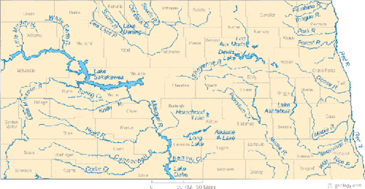 Content Dam Ww Online Articles 2017 07 North Dakota Rivers Map