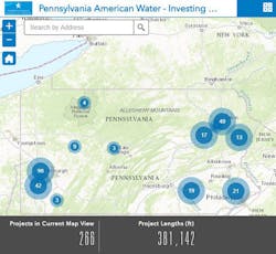 The interactive map displays project details, dollars invested and streets with planned upgrades. The interactive map displays project details, dollars invested and streets with planned upgrades.