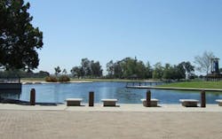 Centennial Park Lake. Photo: OCWD. Centennial Park Lake. Photo: OCWD.