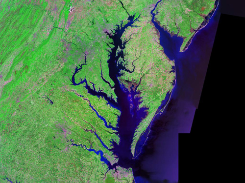 Chesapeke Bay Watershed. Photo: Wikimedia Commons.