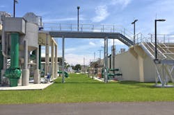 Content Dam Ww Online Articles 2018 06 Palm Coast Mbr Tanks R Chemical Bldg And Headworks L Chlorine Contact Tanks Background