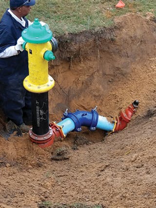 Connecting a Garden Hose to a Fire Hydrant 