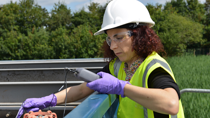 Content Dam Ww Online Articles 2018 07 Picture Shows Joana Manuel Silva Dias Testing At A Wastewater Treatment Plant