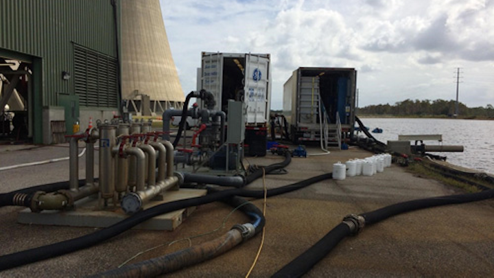 GE mobile water systems at the Orlando Utilities Commission's Curtis H. Stanton Energy Center.