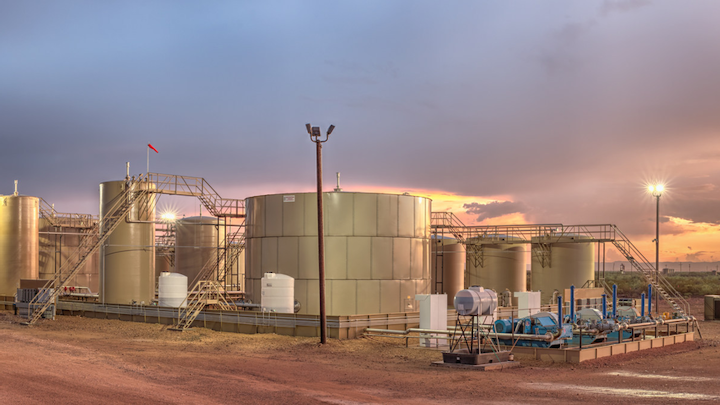 WaterBridge produced water handling facility.