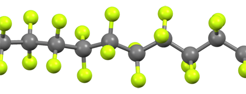 Perfluorodecyl-chain