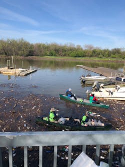 Earth Day cleanup with CWP in the Anacostia. Photo courtesy Business Wire. Earth Day cleanup with CWP in the Anacostia. Photo courtesy Business Wire.