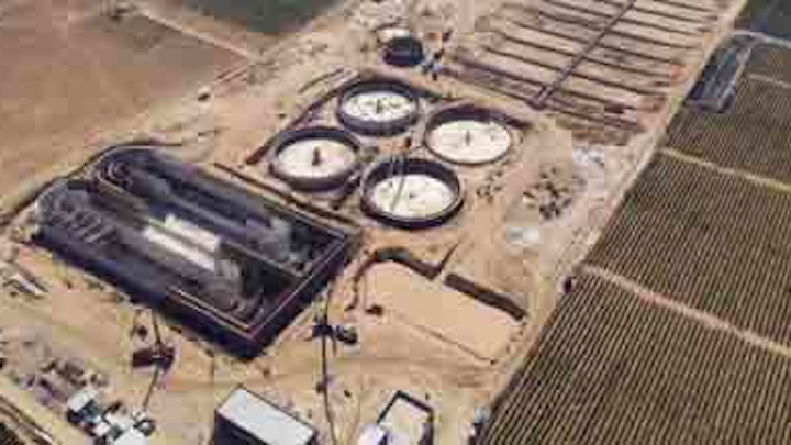 Khan Younis Wastewater Treatment Plant Image courtesy maalem.ps/news