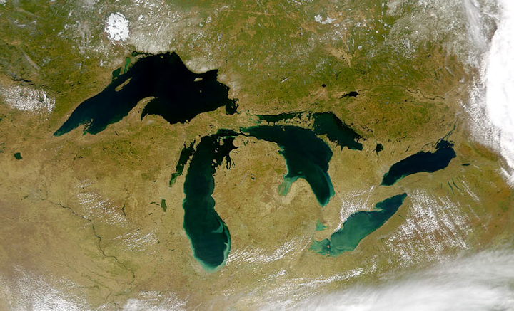 800px Great Lakes From Space