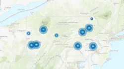 Pa Am Water Map