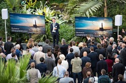 BlueTech Research chief executive Paul O'Callaghan introduces the global premiere of the trailer for the Brave Blue World documentary at Kew Gardens. BlueTech Research chief executive Paul O'Callaghan introduces the global premiere of the trailer for the Brave Blue World documentary at Kew Gardens.